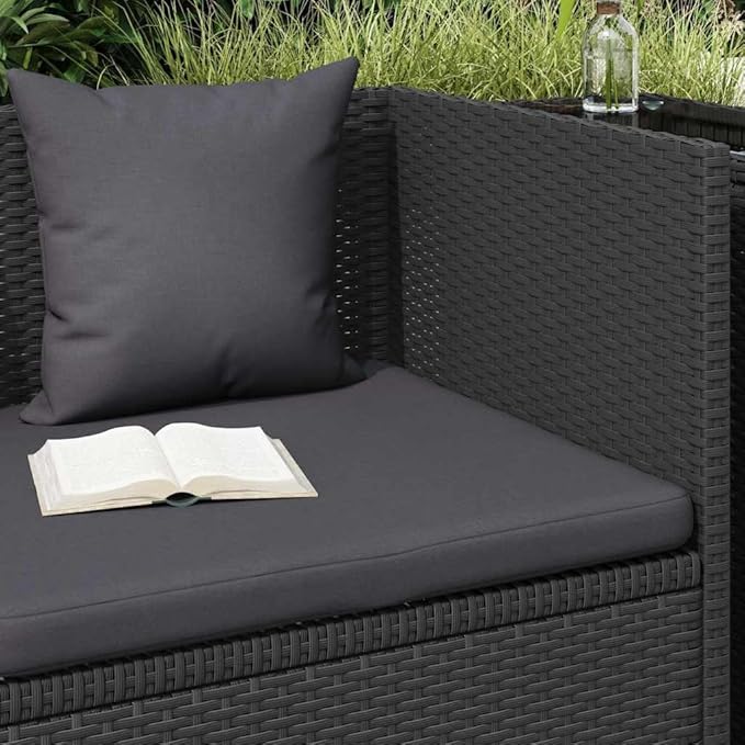Patio Bed Adjustable Armrests Outdoor Chaise Lounge Rectangular Sofa with Removable Cushions for 3 Adults - Photo 4