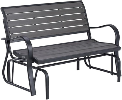 LIFETIME 60276 Glider Bench, Harbor Gray