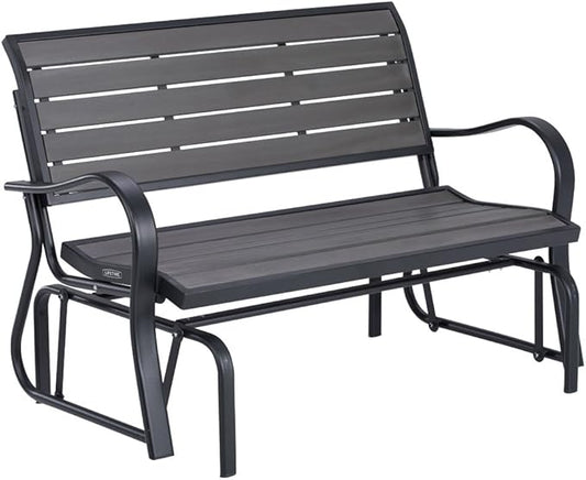 LIFETIME 60276 Glider Bench, Harbor Gray
