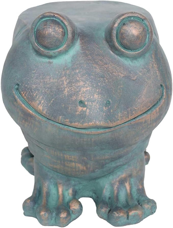 Garden Stool, Plant Stool or Frog Table for Garden, Front Porch, Patio, Outside, Indoor, Lightweight Concrete - Photo 1