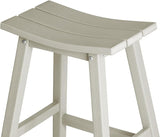 WestinTrends Malibu Malibu 29 Inch High Backless Seat Bar Stools (Set of 3), Sand - Photo 7