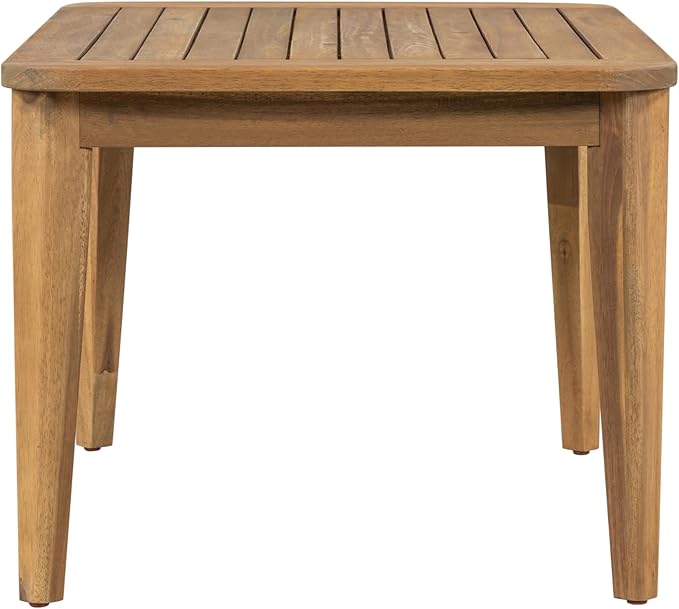 Christopher Knight Home Pula Patio Coffee Table, Acacia Wood Accent Table, Rectangluar End Table, Book Table - Photo 4