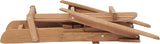 Premium Hemlock Wood Folding Adirondack Chairs (Set of 2) – Pre-Assembled Backrest, Water-Based Finish - Photo 5