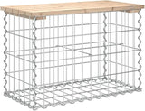 Solid Pine Wood Garden Bench for Outdoor Patio and Balcony, Compact Rustic Design with Natural Untreated Finish - Photo 6