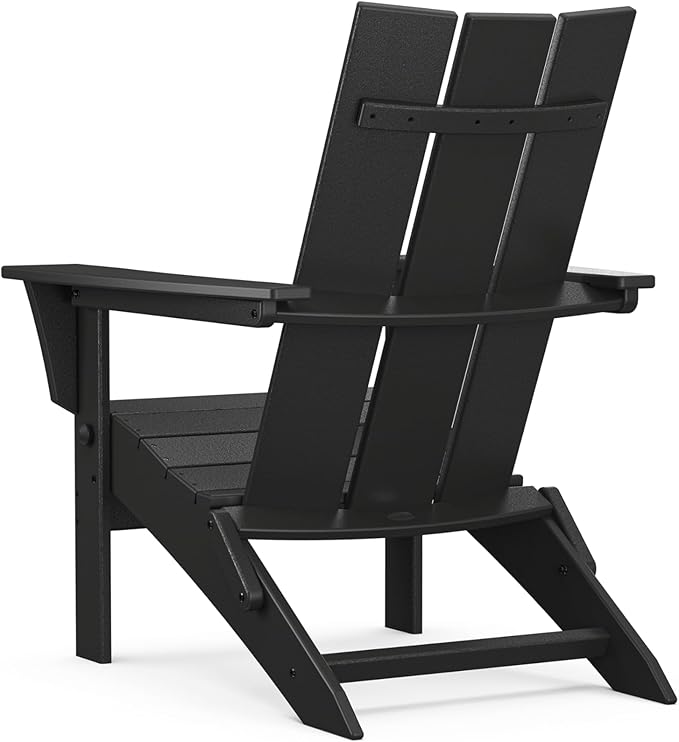 POLYWOOD Modern Folding Adirondack Chair