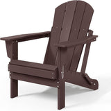 Costaelm 3 piece Patio Set, Outdoor Modern Adirondack Table and Chairs - Photo 3