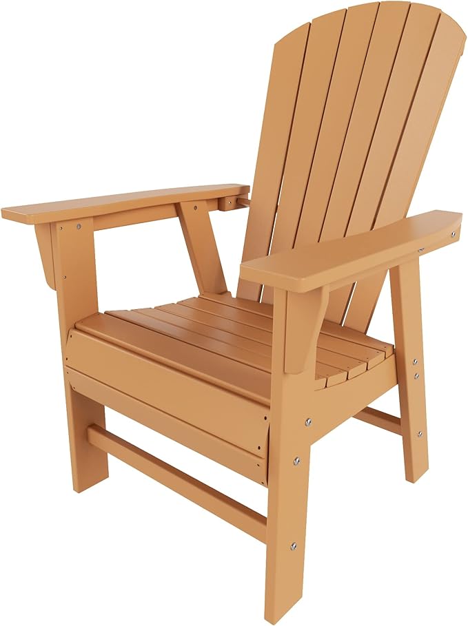 WO WESTIN OUTDOOR HDPE Altura Adirondack Dining Chair,Teak