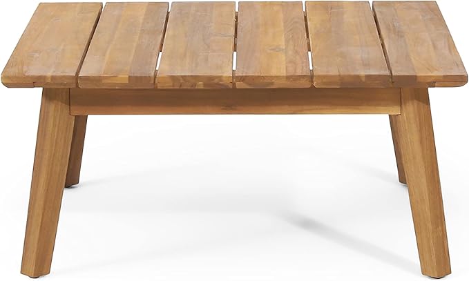 Burchett Outdoor Coffee Table - Acacia Wood - Teak