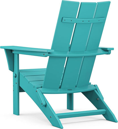 POLYWOOD Modern Folding Adirondack Chair