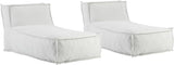 Christopher Knight Home Natty Outdoor Bean Bag Chair Set of 2, Fabric Bean Bag Chair for Adults and Kids - Photo 4