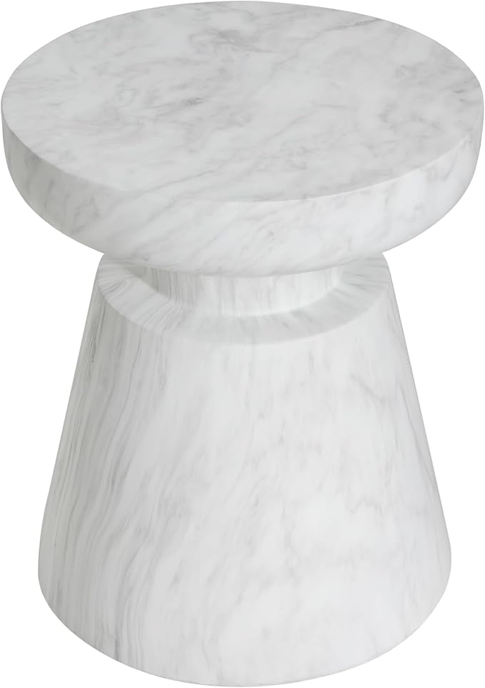 Christopher Knight Home Jayme 15"Indoor Outdoor Accent Side Table, Lightweight Concrete End Table - Photo 6