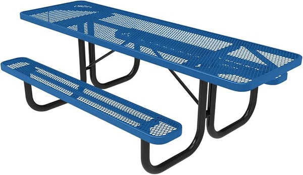 COATEDOUTDOORFURNITURE Heavy-Duty Portable ADA-Compliant Outdoor Picnic Table - Photo 1
