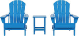 Costaelm 3 piece Patio Set, Outdoor Modern Adirondack Table and Chairs - Photo 1
