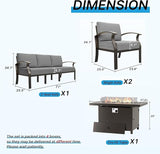 Gotland Aluminum Patio Furniture Set - Photo 2