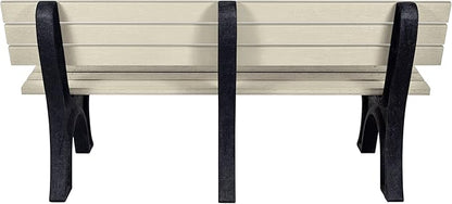 Sequoia Professional Aurora Park Bench, 6 ft, Whitewash