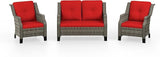 3 Piece Patio Furniture Set, 2-Seater Loveseat and 2 Chairs - Photo 9