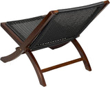 TeakCraft Teak Rattan Lounge Chair – Foldable - Photo 6