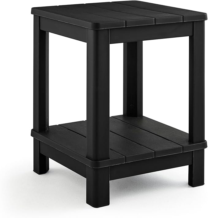 Keter Deluxe Adirondack Side Table - Black