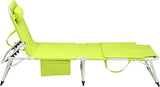 3-in-1 Oversized Sun Tanning Chair with Mat & Face Hole - Photo 9