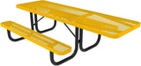 Coated Outdoor Furniture Heavy-Duty Portable ADA-Compliant Outdoor Picnic Table - Photo 1