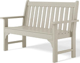 Costaelm Garden Bench, Farmhouse Park Front Porch for Entryway Bench Outdoor Seating Low Bench Patio Bench - Photo 9