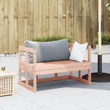 Garden Bench Deck Bench Patio Sofa Bench Extendable Solid Wood Douglas - Photo 3
