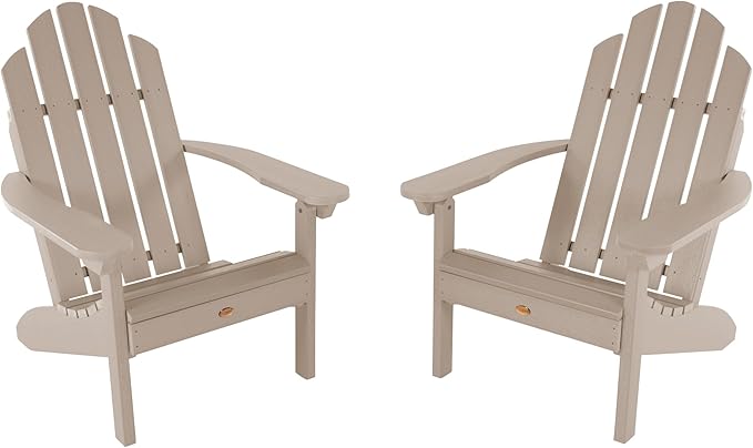 Highwood Classic Westport Adirondack Chairs, 2-Piece Set, Woodland Brown
