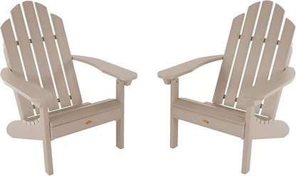 Highwood Classic Westport Adirondack Chairs, 2-Piece Set, Woodland Brown