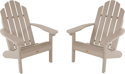Highwood Classic Westport Adirondack Chairs, 2-Piece Set, Woodland Brown
