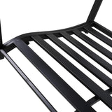 Double Metal Hanging Porch Patio Swing Chair Bench - Photo 8