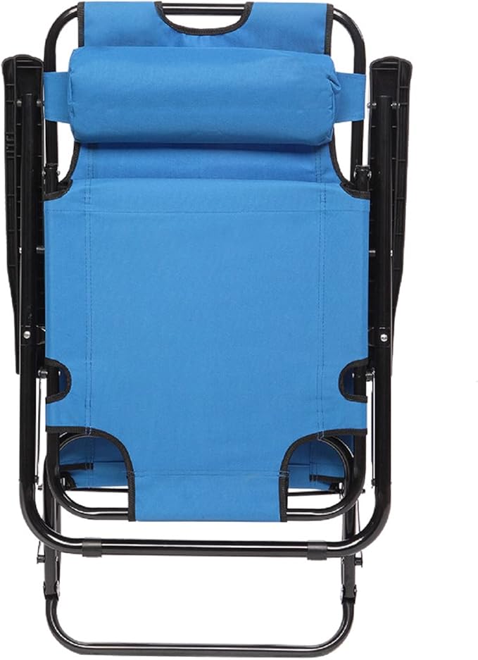 Folding Chaise, All Weather Outdoor Chaise Lounge, Waterproof Patio Chaise with Armrest Patio Lounge Chair for Beach - Photo 6