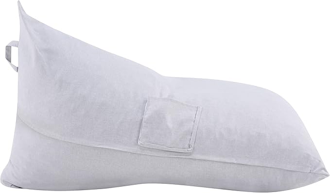 Christopher Knight Home Arlene Twist Outdoor Bean Bag Chair, Fabric Bean Bag Lounger for Adults and Kids - Photo 5