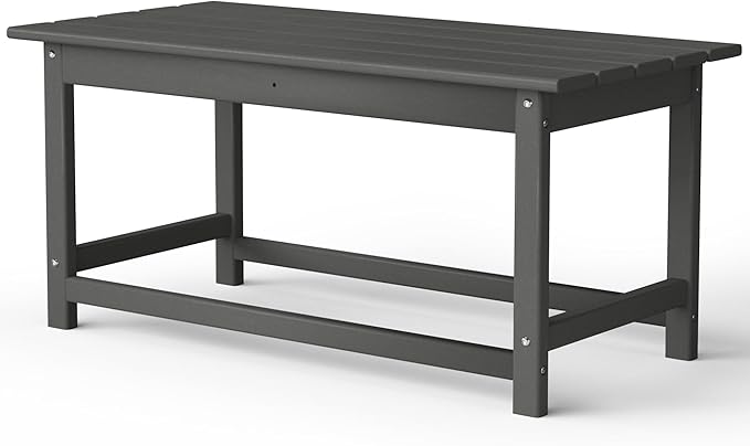 Costaelm Adirondack Conversation Table, HDPE Outdoor Drink Weather Resistant - Photo 1