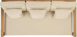 SAFAVIEH Couture Outdoor Collection Montford Beige 3-Seat Bench Casing Upholstery Removable Cover Fabric - Photo 9