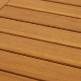 Brown Hardwood Folding Coffee Table, Outdoor Bistro Space, Compact, Durable, Stylish Patio Furniture, Versatile - Photo 6