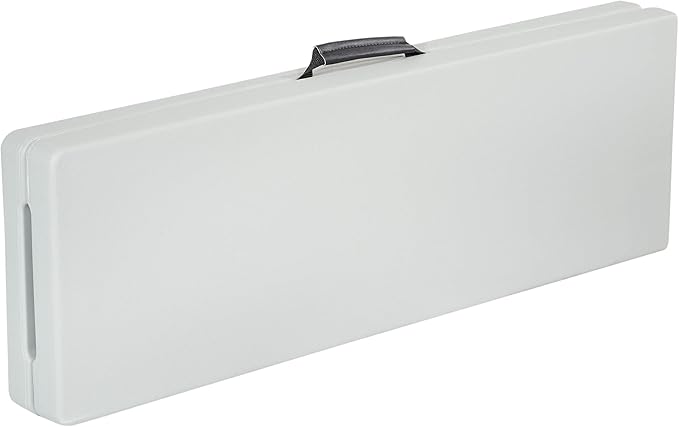 Office Star Resin Furniture for Indoor or Outdoor Use, Single, Fold in Half 6 Foot Bench - Photo 6