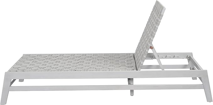 Christopher Knight Home Susua Rope Chaise Lounge with Acacia Wood Frame, Adjustable Backrest Single Lounge Sofa - Photo 6