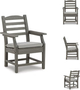 Signature Design by Ashley Visola Outdoor HDPE Dining Chair Set of 2, Durable and Weather Resistant HDPE Material - Photo 6
