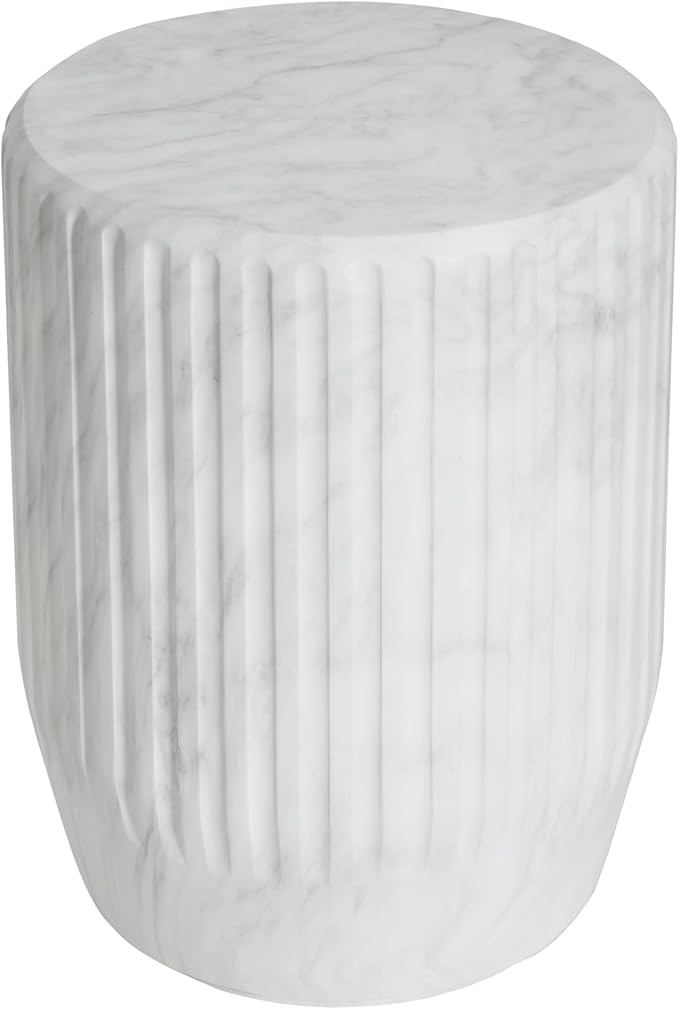 Christopher Knight Home Jayme Lightweight Concrete End Table, Outdoor Cylinder Side Table - Photo 5