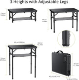 Anbte Folding Camping Table with Storage Net - Photo 3