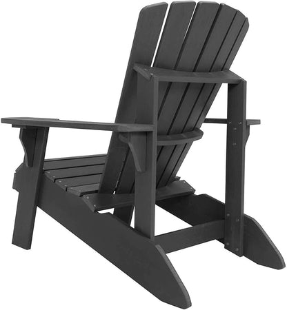 Lifetime 60335 Faux Wood Adirondack Chair, Shale Stone