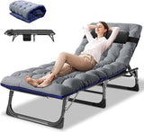 DoCred Folding Lounge Chair with Mattress - Photo 1