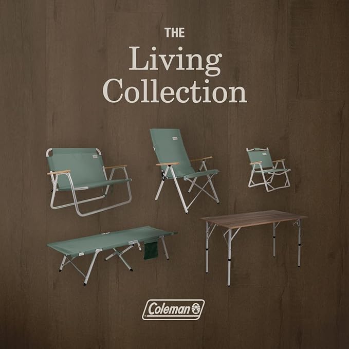 Coleman Living Collection Premium Outdoor Bench, Lightweight Folding Bench Seats 2 People, Supports up to 450lbs - Photo 7