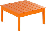 WestinTrends Ashore Outdoor Coffee Table, 32 Inch All Weather Poly Lumber Adirondack Patio Coffee Table Square Low Table - Photo 1