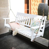 Cambridge Casual Bentley Solid Wood Porch Swing – Outdoor Hanging Swing Bench for Porch, Patio, or Garden – Durable - Photo 2