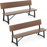 Tangkula 72” Outdoor Bench, Extra Long Patio HDPE Bench for 4 People, 1100 lbs Weight Capacity - Photo 1