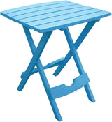 Adams Manufacturing 8500-21-3700 Plastic Quik-Fold® Side Table, Pool Blue - Photo 1