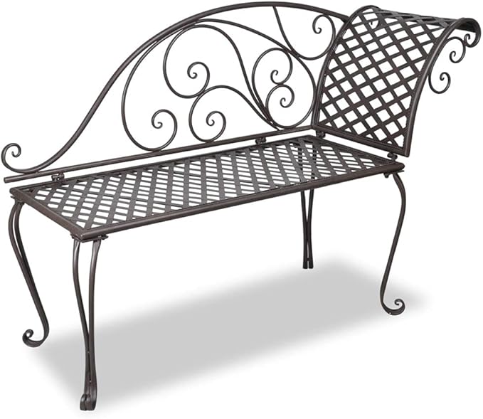 (Fast Delivery) Classic Steel Garden Bench Chair Furniture for Outdoor, Patio, Yard - Photo 1