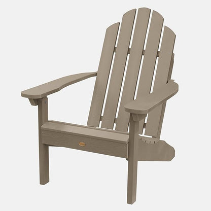 highwood Classic Westport Adirondack 3pc, 2 Chairs with One Coffee Table, 3 Piece Set, Woodland Brown