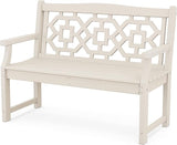 Martha Stewart by POLYWOOD Chinoiserie 48" Outdoor Bench for Patio, Porch & Backyard - Photo 1